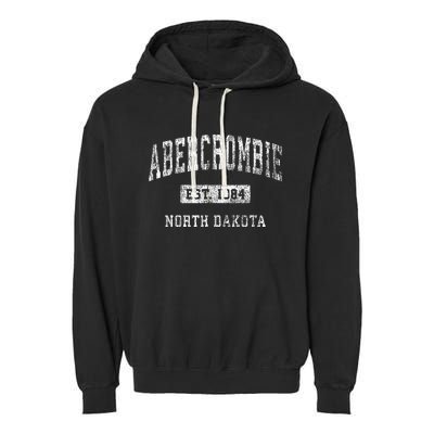 Abercrombie North Dakota Nd Garment-Dyed Fleece Hoodie