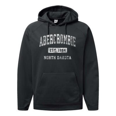 Abercrombie North Dakota Nd Performance Fleece Hoodie