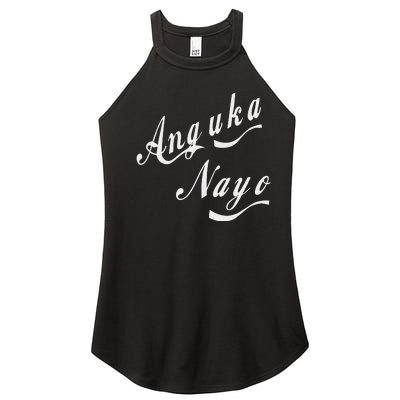 Anguka Nayo(Get Down With It) Women’s Perfect Tri Rocker Tank