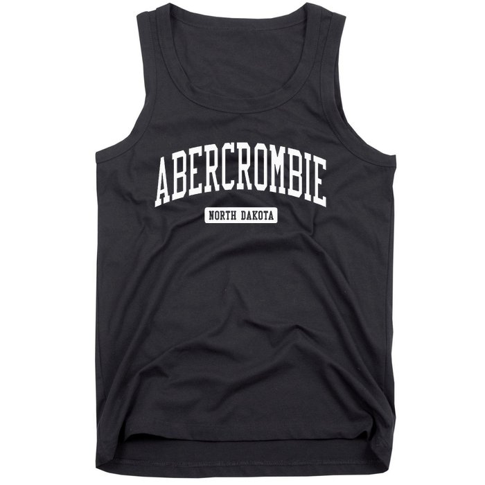 Abercrombie North Dakota ND College University Sports Style Tank Top