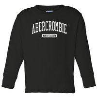 Abercrombie North Dakota ND College University Sports Style Toddler Long Sleeve Shirt