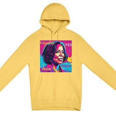 A New Dawn Kamala Harris Premium Pullover Hoodie