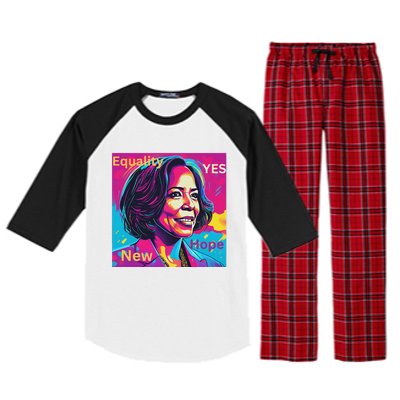 A New Dawn Kamala Harris Raglan Sleeve Pajama Set