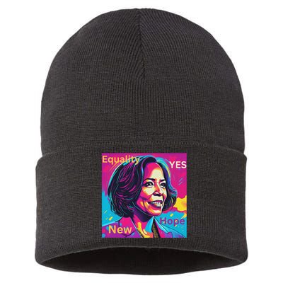 A New Dawn Kamala Harris Sustainable Knit Beanie