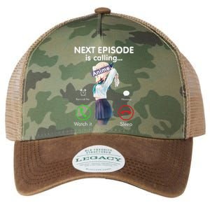 Anime Next Episode Is Calling Funny Anime Gift Love Otaku Legacy Tie Dye Trucker Hat