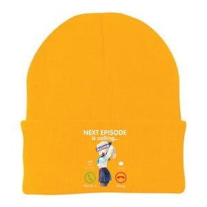 Anime Next Episode Is Calling Funny Anime Gift Love Otaku Knit Cap Winter Beanie