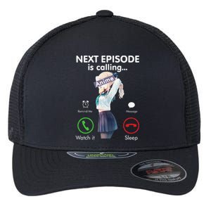 Anime Next Episode Is Calling Funny Anime Gift Love Otaku Flexfit Unipanel Trucker Cap