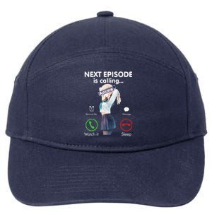 Anime Next Episode Is Calling Funny Anime Gift Love Otaku 7-Panel Snapback Hat