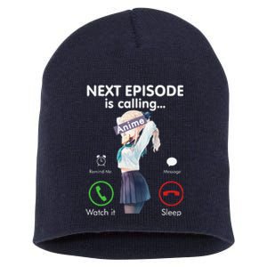 Anime Next Episode Is Calling Funny Anime Gift Love Otaku Short Acrylic Beanie