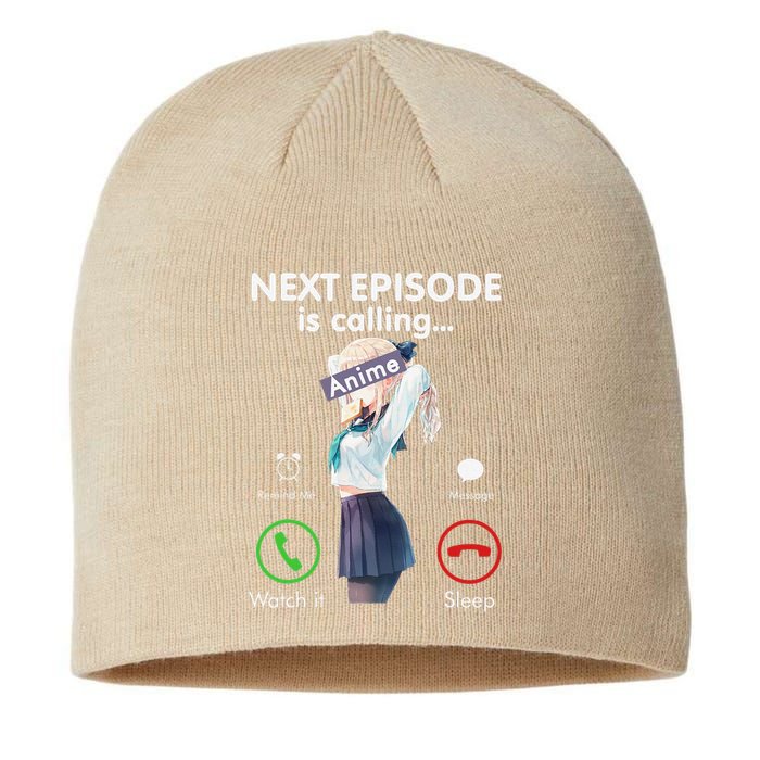 Anime Next Episode Is Calling Funny Anime Gift Love Otaku Sustainable Beanie