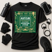 Autism Not Error Different Operating System Autistic Puzzle Cooling Performance Crew T-Shirt