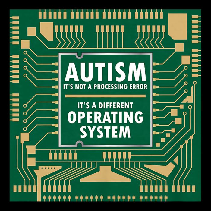 Autism Not Error Different Operating System Autistic Puzzle Button