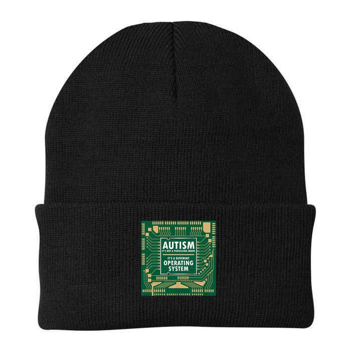 Autism Not Error Different Operating System Autistic Puzzle Knit Cap Winter Beanie