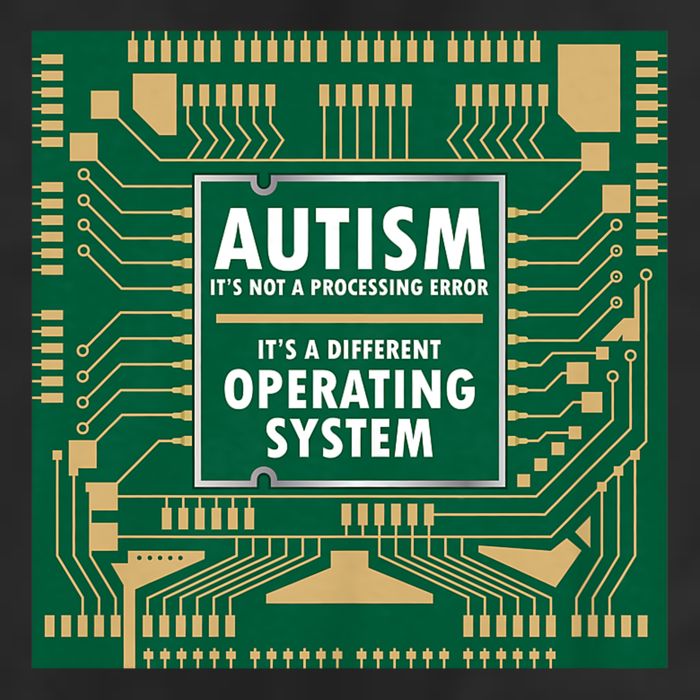 Autism Not Error Different Operating System Autistic Puzzle Knit Cap Winter Beanie