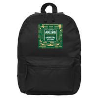 Autism Not Error Different Operating System Autistic Puzzle 16 in Basic Backpack