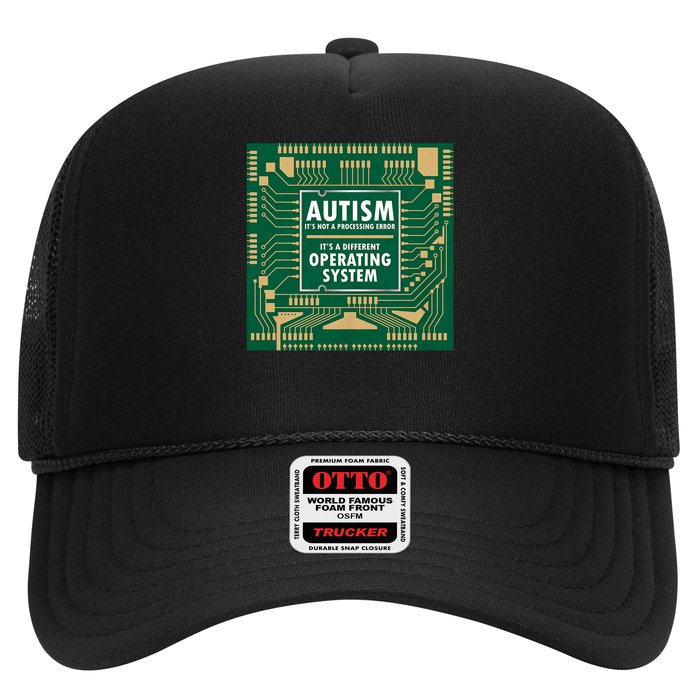 Autism Not Error Different Operating System Autistic Puzzle Trucker Hat