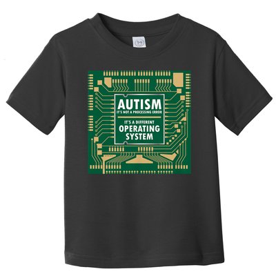 Autism Not Error Different Operating System Autistic Puzzle Toddler T-Shirt
