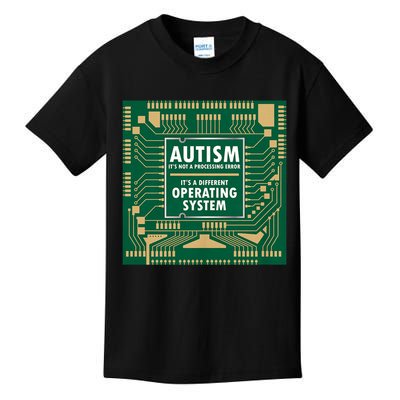 Autism Not Error Different Operating System Autistic Puzzle Kids T-Shirt