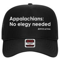 Appalachians No Elegy Needed Appodlachia High Crown Mesh Back Trucker Hat