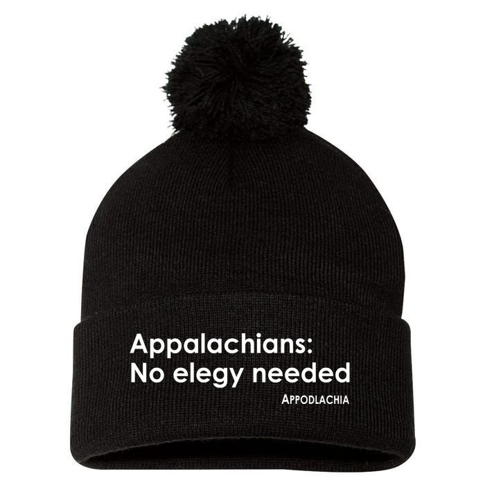 Appalachians No Elegy Needed Appodlachia Pom Pom 12in Knit Beanie