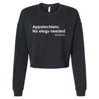 Appalachians No Elegy Needed Appodlachia Cropped Pullover Crew