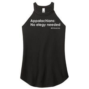 Appalachians No Elegy Needed Appodlachia Women’s Perfect Tri Rocker Tank