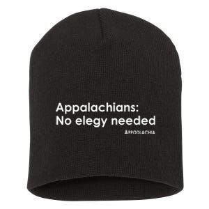 Appalachians No Elegy Needed Appodlachia Short Acrylic Beanie