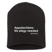 Appalachians No Elegy Needed Appodlachia Short Acrylic Beanie
