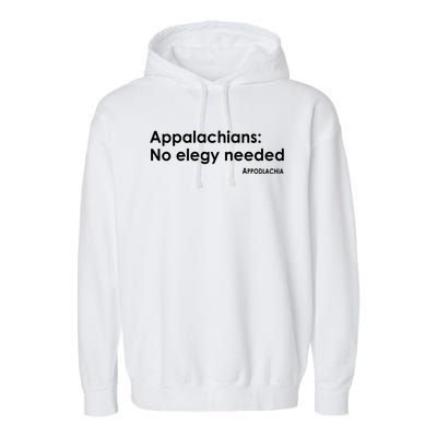 Appalachians No Elegy Needed Appodlachia Garment-Dyed Fleece Hoodie