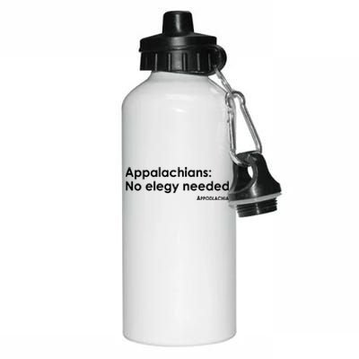 Appalachians No Elegy Needed Appodlachia Aluminum Water Bottle 