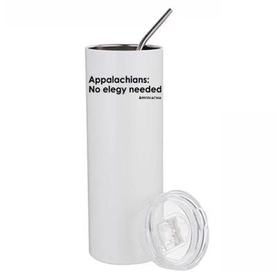 Appalachians No Elegy Needed Appodlachia Stainless Steel Tumbler