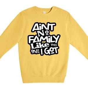 Aint No Family Like The One I Got For Family Premium Crewneck Sweatshirt