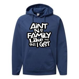 Aint No Family Like The One I Got For Family Performance Fleece Hoodie