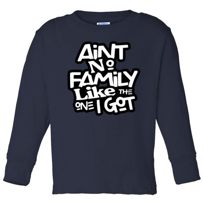 Aint No Family Like The One I Got For Family Toddler Long Sleeve Shirt