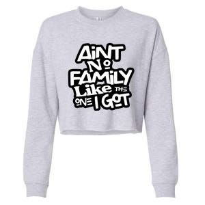 Aint No Family Like The One I Got For Family Cropped Pullover Crew