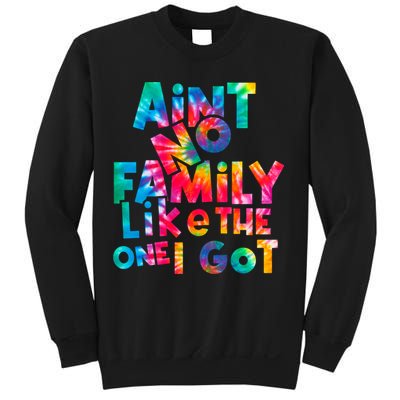 Aint No Family Like The One I Got For Family Tie Dye Sweatshirt