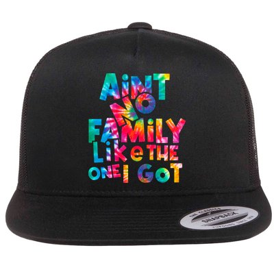 Aint No Family Like The One I Got For Family Tie Dye Flatbill Hat
