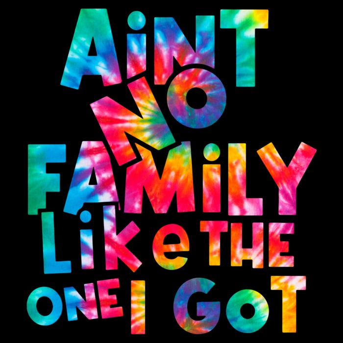 Aint No Family Like The One I Got For Family Tie Dye 16 in Basic Backpack