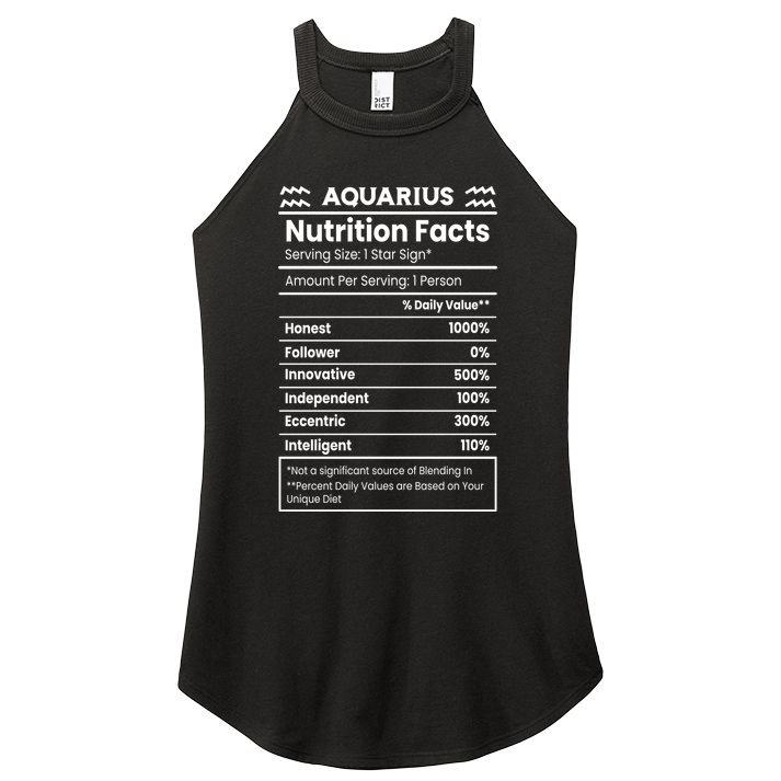 Aquarius Nutrition Facts Women's Perfect Tri Rocker Tank