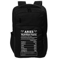 Aries Nutrition Facts Impact Tech Backpack