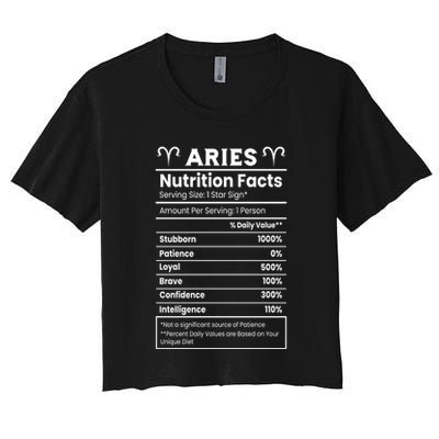 Aries Nutrition Facts Crop Top