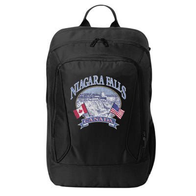 Americana Niagara Falls Scene Canada America Flags Gift City Backpack
