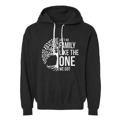 Ain't No Family Like the One We Got, Family tree Garment-Dyed Fleece Hoodie