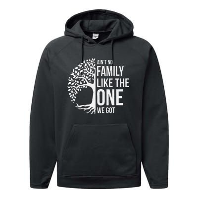 Ain't No Family Like the One We Got, Family tree Performance Fleece Hoodie