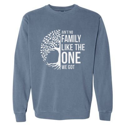 Ain't No Family Like the One We Got, Family tree Garment-Dyed Sweatshirt