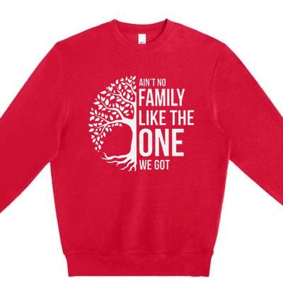 Ain't No Family Like the One We Got, Family tree Premium Crewneck Sweatshirt