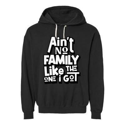 AinT No Family Like The One I Got For Family Garment-Dyed Fleece Hoodie