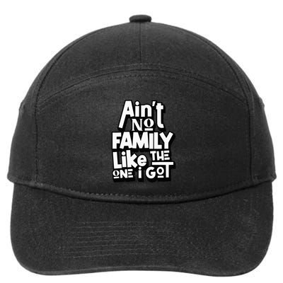 AinT No Family Like The One I Got For Family 7-Panel Snapback Hat