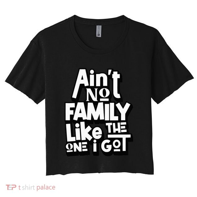 AinT No Family Like The One I Got For Family Crop Top
