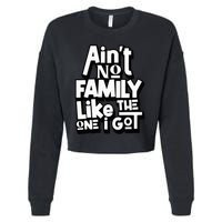 AinT No Family Like The One I Got For Family Cropped Pullover Crew